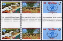 Gambia 420-422 Gutter, MNH. Michel 418-420. Tourist Conference 1981. - Gambie (1965-...)