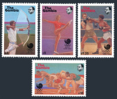 Gambia 734-738, MNH. Michel 758-761,Bl.46. Olympics Seoul-1988. Archery, Boxing, - Gambie (1965-...)
