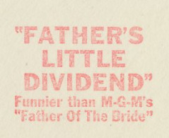 Meter Top Cut USA 1951 Movie - Fathers Little Dividend - Cinema