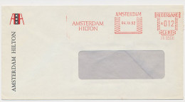 Meter Cover Netherlands 1962 Hotel - Amsterdam Hilton - Andere & Zonder Classificatie