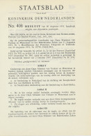 Staatsblad 1951 : Uitgifte Van Riebeeckpostzegels Emissie 1951 - Cartas & Documentos