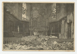 Fieldpost Postcard Germany / France 1915 Church - War Damage - WWI - Chiese E Cattedrali