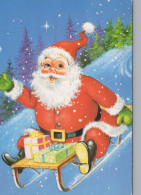 BABBO NATALE Natale Vintage Cartolina CPSM #PAK738.IT - Santa Claus