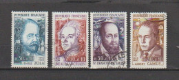 1967 N°1511 à 1514 Célébrités Oblitérés (lot 623a) - Used Stamps