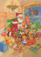 BABBO NATALE Natale Vintage Cartolina CPSM #PAK189.IT - Santa Claus