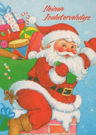 BABBO NATALE Natale Vintage Cartolina CPSM #PAJ767.IT - Santa Claus