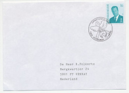 Cover / Postmark Belgium 1998 Flower - Orchid - Autres & Non Classés