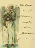 ANGELO Buon Anno Natale Vintage Cartolina CPSM #PAJ360.IT - Angels