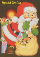 BABBO NATALE Natale Vintage Cartolina CPSM #PAJ557.IT - Santa Claus