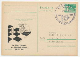 Postal Stationery Germany / DDR 1983 Chess - Zonder Classificatie