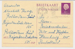 Briefkaart G. 321 Rotterdam - Hamburg Duitsland 1959 - Postal Stationery