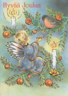 ANGELO Buon Anno Natale Vintage Cartolina CPSM #PAH223.IT - Angels