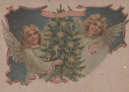 ANGELO Buon Anno Natale Vintage Cartolina CPSM #PAH032.IT - Angels