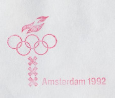 Meter Cover Netherlands 1986 Foundation Olympic Games Amsterdam 1992 - Candidacy - Autres & Non Classés