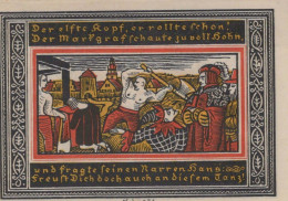 50 PFENNIG 1921 Stadt ETTLINGEN Baden UNC DEUTSCHLAND Notgeld Banknote #PB370 - [11] Local Banknote Issues