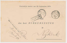 Trein Haltestempel Putten 1891 - Brieven En Documenten
