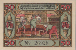 50 PFENNIG 1921 Stadt EISFELD Thuringia UNC DEUTSCHLAND Notgeld Banknote #PH819 - [11] Local Banknote Issues