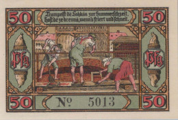 50 PFENNIG 1921 Stadt EISFELD Thuringia UNC DEUTSCHLAND Notgeld Banknote #PB143 - [11] Local Banknote Issues