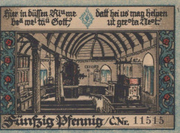 50 PFENNIG 1921 Stadt EISBERGEN Westphalia UNC DEUTSCHLAND Notgeld #PA518 - [11] Local Banknote Issues
