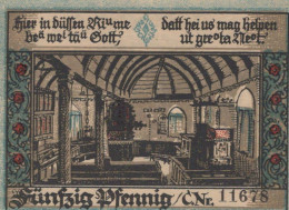 50 PFENNIG 1921 Stadt EISBERGEN Westphalia UNC DEUTSCHLAND Notgeld #PB085 - [11] Local Banknote Issues