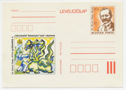 Postal Stationery Hungary 1979 Dragon - Berza Nagy Janos - Ethnographer - Mitología