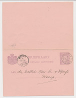 Briefkaart G. 35 Amsterdam - Weesp 1894 - Postal Stationery