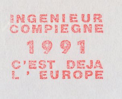 Meter Cover France 1991 University Compiegne - Unclassified
