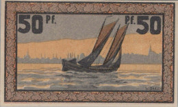 50 PFENNIG 1921 Stadt ECKERNFoRDE Schleswig-Holstein UNC DEUTSCHLAND #PB027 - [11] Local Banknote Issues