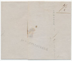 Naamstempel Burgervlotbrug 1860 - Storia Postale