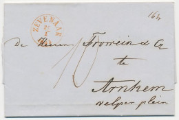Zevenaar - Arnhem 1853 - ...-1852 Prephilately