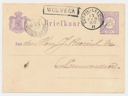 Trein Haltestempel Wolvega 1880 - Lettres & Documents