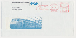 Illustrated Meter Cover Netherlands 1984 - Postalia 6364 NS - Dutch Railways - Off-peak Hours Card - Cheaper Train Ride - Eisenbahnen