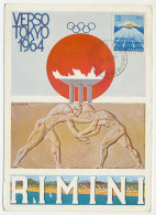Maximum Card / Postmark Italy 1964 Sports Rimini - Otros & Sin Clasificación