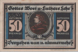 50 PFENNIG 1921 Stadt BRESLAU Niedrigeren Silesia UNC DEUTSCHLAND Notgeld #PA313 - [11] Local Banknote Issues