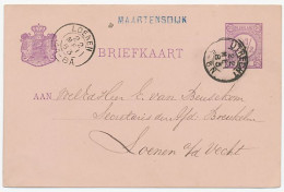 Naamstempel Maartensdijk 1883 - Lettres & Documents