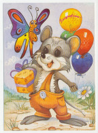 Postal Stationery Russia 1998 Butterfly - Mouse - Balloon - Fumetti