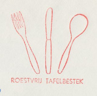 Meter Cover Netherlands 1964 Cutlery - Fork - Knife - Spoon - Apeldoorn - Non Classés