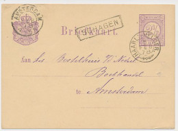 Trein Haltestempel Schagen 1878 - Covers & Documents