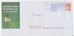 Postal Stationery / PAP France 2000 Golf Championships - Autres & Non Classés