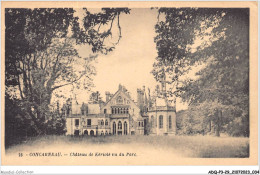 ADQP3-29-0204 - CONCARNEAU - Château De Kériolé Vu Du Parc - Concarneau