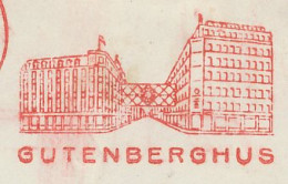 Meter Address Label Denmark 1948 Media Group - Gutenberghus - Johannes Gutenberg - Non Classés