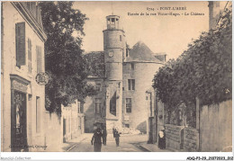 ADQP3-29-0193 - PONT-L'ABBE - Entrée De La Rue Victor-hugo - Le Château - Pont L'Abbe
