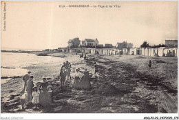 ADQP2-29-0172 - CONCARNEAU - La Plage Et La Villas - Concarneau