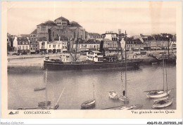 ADQP2-29-0153 - CONCARNEAU - Vue Générale Sur Le Quais - Concarneau