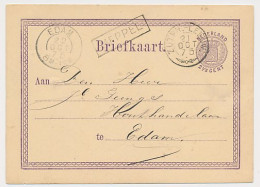 Trein Haltestempel Meppel 1875 - Briefe U. Dokumente