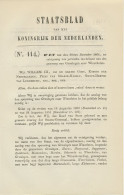 Staatsblad 1864 : Spoorlijn Groningen - Winschoten - Historische Dokumente