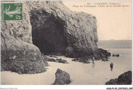 ADQP1-29-0046 - CAMARET - Plage Du Toulinguet - Entrée De La Grande Grotte - Camaret-sur-Mer