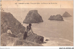 ADQP1-29-0047 - CAMARET-SUR-MER - Pointe De Penhir - Le Balcon Et Les Tas De Pois - Camaret-sur-Mer