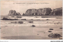 ADQP1-29-0014 - CAMARET-SUR-MER - La Pointe Des Pois Vue De La Plage Du Véryhac'h - Camaret-sur-Mer
