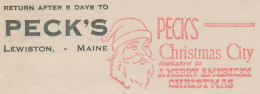 Meter Top Cut USA 1940 Santa Claus - Christmas